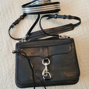 Rebecca Minkoff Black Crossbody Bag with Extra Strap